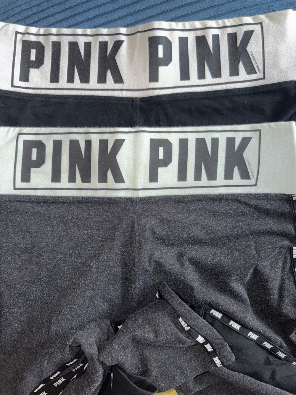 2 Victorias Secret PINK Yoga Pants Size M 2013